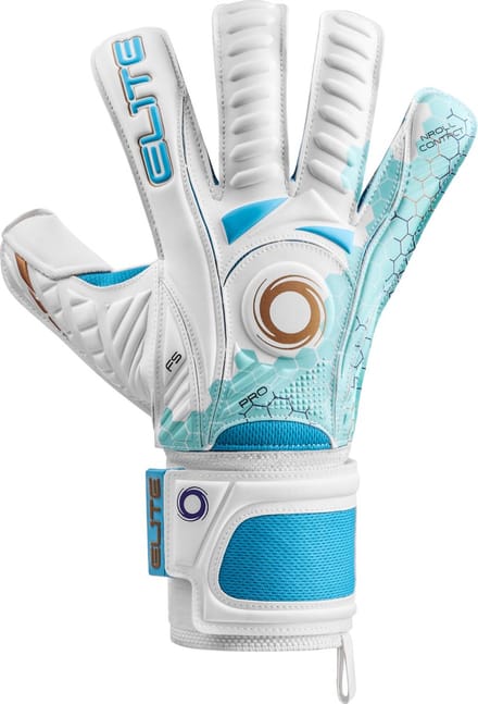 Elite Sport Orca Keepershandschoenen - Wit / Hemelsblauw | Maat: 6