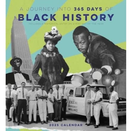 A Journey Into 365 Days Of Black History 2025 Wall Calendar - Pomegranate