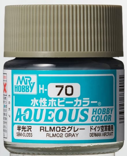 Gunze H-070 - RLM02 Grey Sg - Mr. Hobby Aqueous Modelbouwverf 10ml