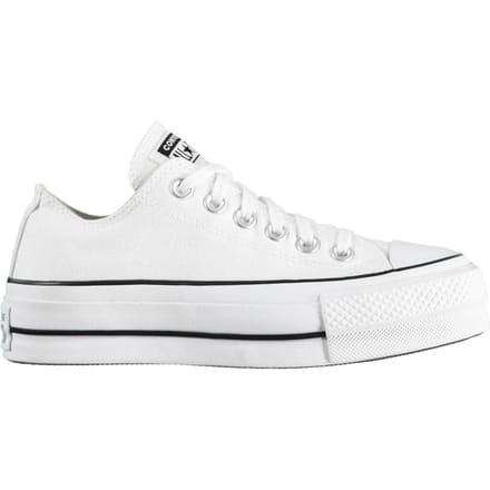 Converse Dames/Dames Chuck Taylor Canvas Platform Schoenen (Wit, Zwart)