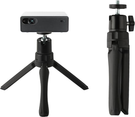 Verstelbare projectorstand voor mini projectoren, statief voor camera's en smartphones, met 1/4'' schroeven en balhoofden