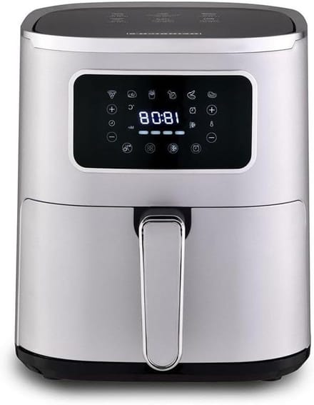Heteluchtfriteuse - Airfryer Frituurpan - Gezond Koken - 7 Programma's - 5 Liter - Roze