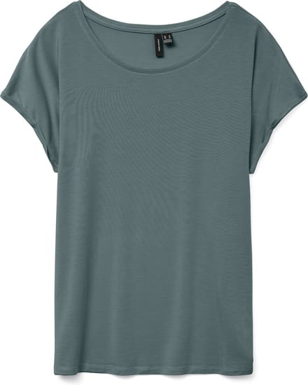 Vero Moda T-shirt Vmava Plain Ss Top Ga Jrs Noos 10284468 North Atlantic Dames Maat - M