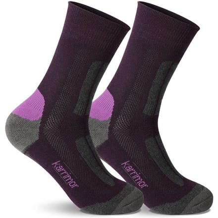 Karrimor Dames Wandelsokken (Set van 2) (Paars)