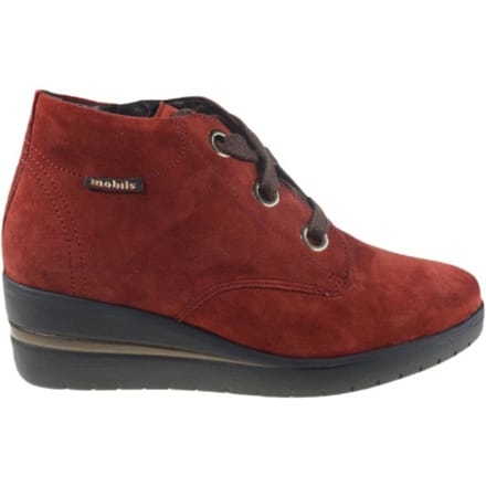 Mephisto Mobils Peryne - dames laars - Rood - maat 40.5 (EU) 7 (UK)