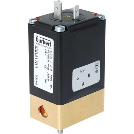Magneetventiel 32x46 mm SFB flens NO Messing NBR 0-5bar/73psi 24VDC 331 45536