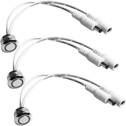 Dimbare Flush-Mounted Dimmer voor LED Strips - 24V en 12V Touch Technologie met Continu Dimbare Functie