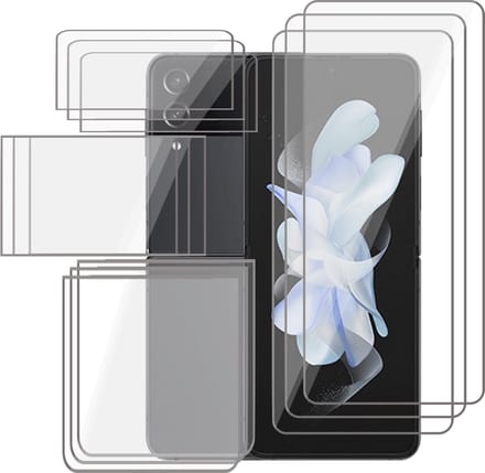 Screenprotector geschikt voor Samsung Galaxy Z Flip 4 - 3x FlexGuard Screen Protector