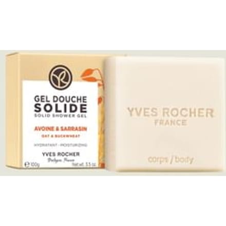 YVES ROCHER - Moisturizing Solid Shower Gel Oat & Buckwheat 100g