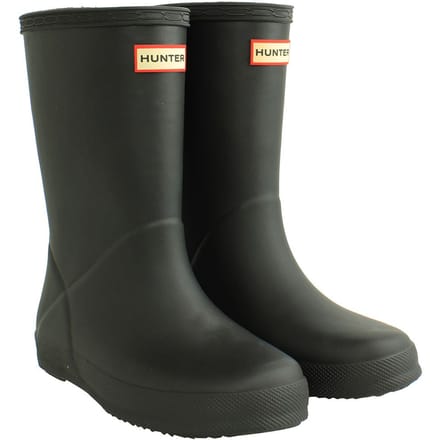 Hunter Original First Kinder Zwart Wellingron Laarzen