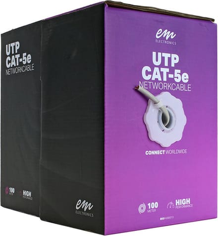 EMhub UTP CAT5e kabel rol 100 meter (17367)