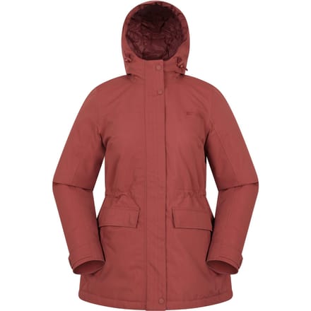 Mountain Warehouse Dames Maple Waterdichte Gewatteerde Jas (Roest)