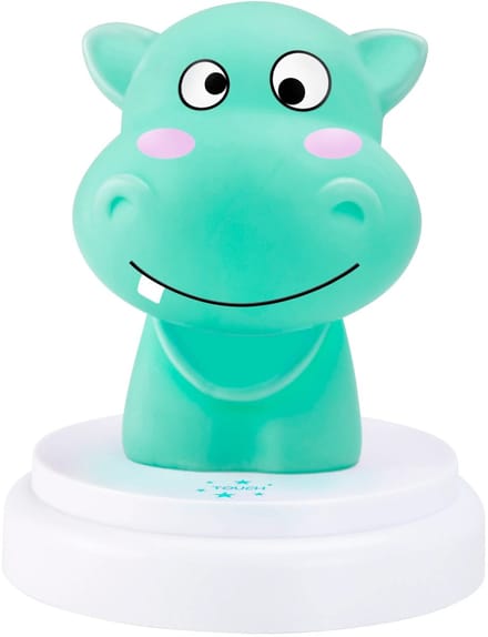 Alecto SILLY HIPPO - LED Nachtlampje - Nijlpaard - Blauw