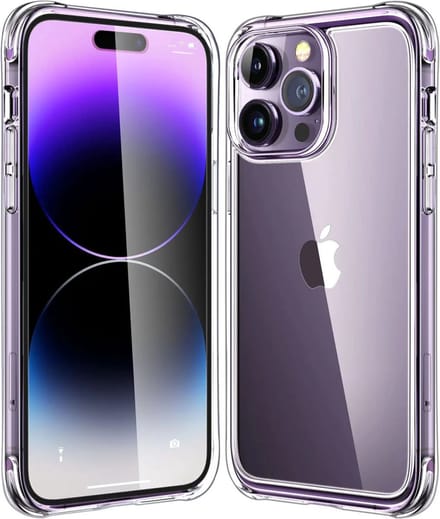 Schokbestendig en Dun TPU Transparant Hoesje Geschikt voor Apple iPhone 14 Pro Max