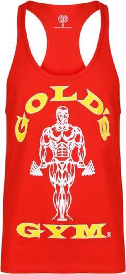 GGVST003 Muscle Joe Premium String Vest - Red - M