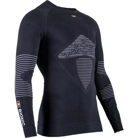 X-Bionic Energizer 4.0 Shirt Lange Mouw Heren - Opal Black/Arctic White - Maat S