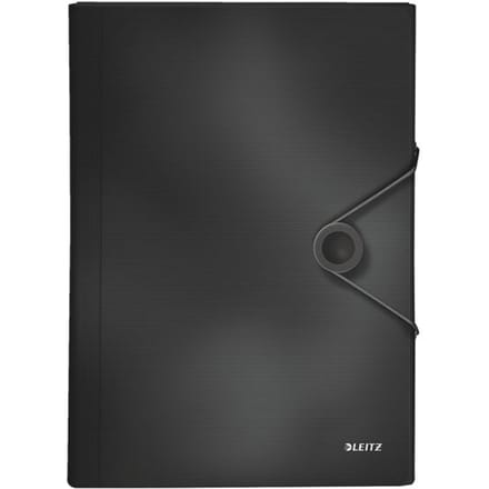 Projectmap Leitz Solid, 5 vakken, 1 extra vak, formaat A4, zwart