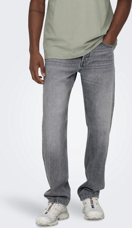 ONLY & SONS Regular fit ONSEDGE Mid rise Straight fit Jeans