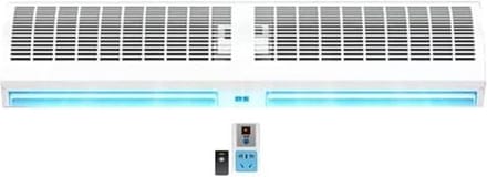 Luchtgordijn - Luchtscherm Ventilator - Ruimte Isoleren - Met Afstandsbediening - 90 cm - Wit