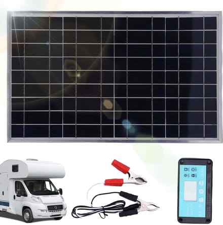 Zonnepaneel Kit - Zonne Charger Omvormer - Off Grid Energie - Vouwbaar Aluminium Frame