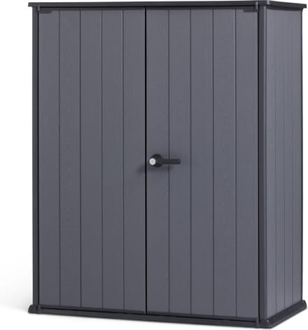 Keter Cortina Alto Tuinkast - 1400L - 140x73,6x170,4cm - Grijs