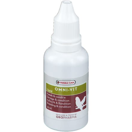 Versele-Laga Oropharma Omni-Vit Liquid Kweek&Conditie - Vogelsupplement - 30 ml