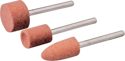 Silverline Slijpstenen set - 3 delig - Ø 9, 10 en 15 mm - Aluminiumoxide