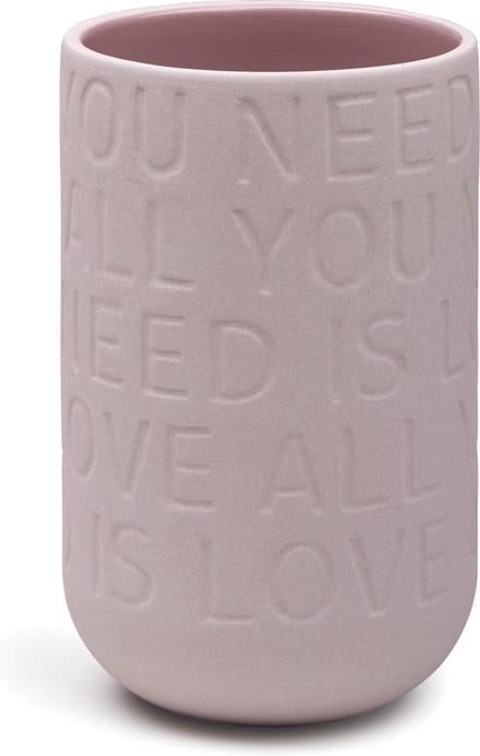 Kähler - Love Song  Vaas - 17cm - Roze