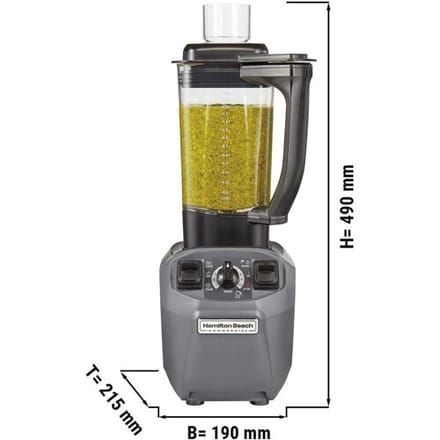 HAMILTON BEACH Keukenmixer EXPEDITOR HBF510 - 1,4 liter - 1,8 kW zilver