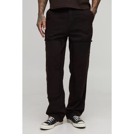 Lang Bleekwas Ontspannen Pasvorm Timmermansbroek | Black | Size 32