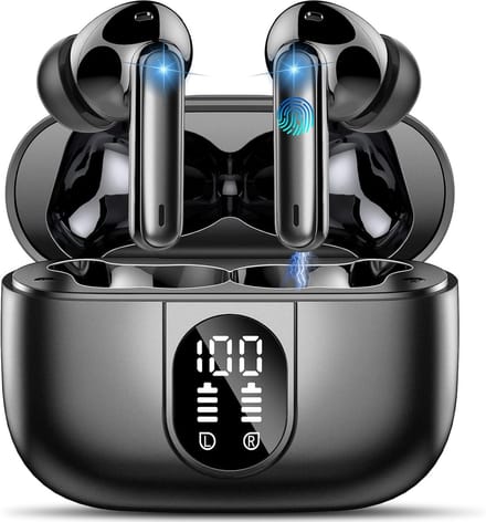 Draadloze Bluetooth 5.3 In-Ear Hoofdtelefoon met ENC Noise Cancelling en 40 uur Batterij