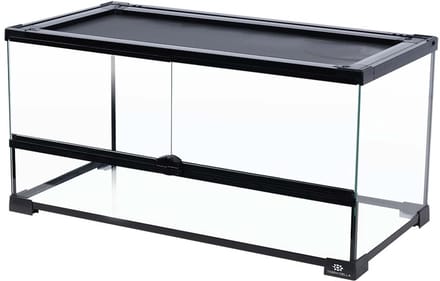 Terra Della Terrarium glas 60 x 30 x 30cm met waterdichte bodem en ventilatierooster