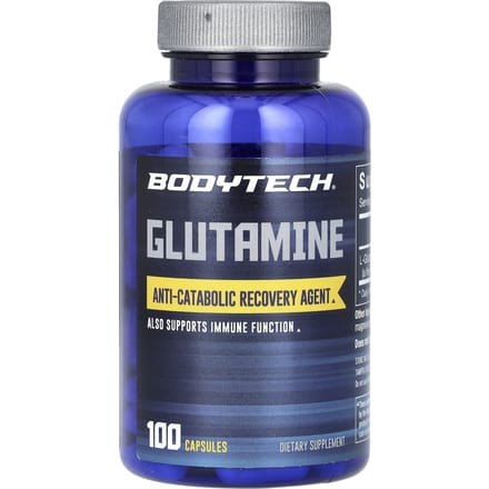 BodyTech, Glutamine, 500 mg, 100 Capsules