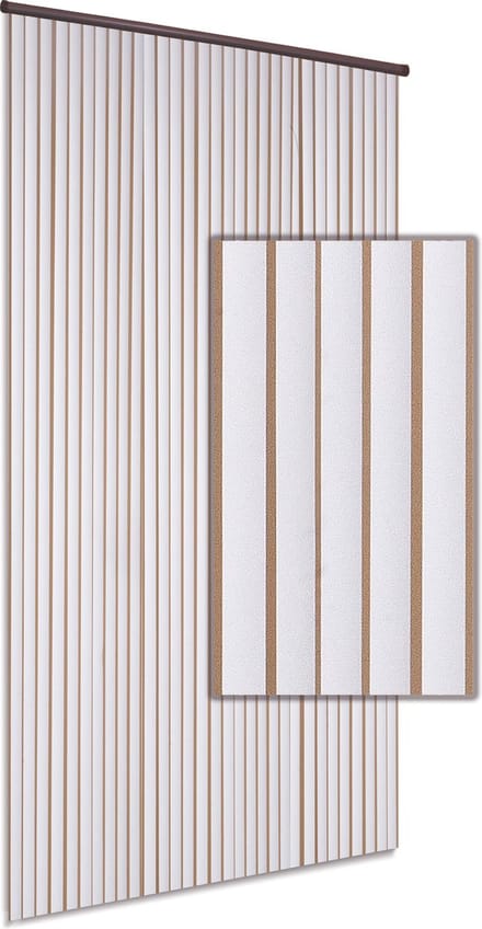 Vliegengordijn/deurgordijn Linten High Quality - wit 90x220cm