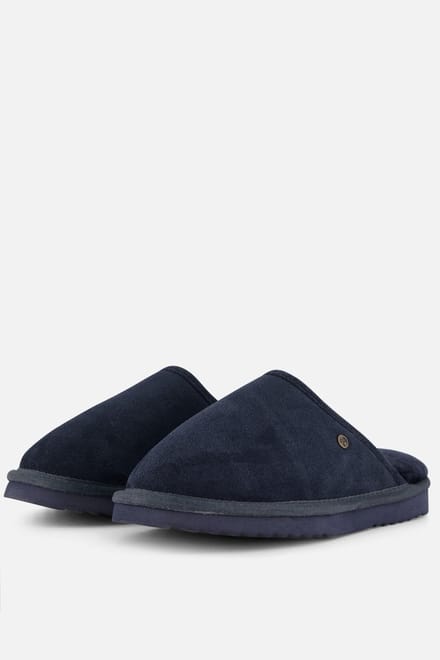 Warmbat Classic Suede Unisex Sloffen - Blauw - Maat 48