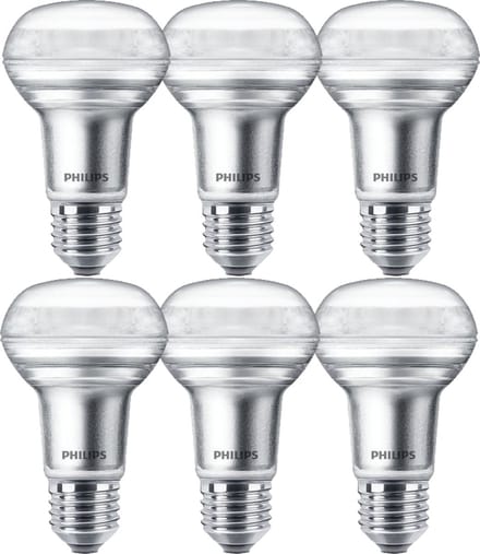 Philips CorePro LEDspot R63 E27 4.5W 2700K 230V - Dimbaar - Warm Wit - Per doos á 6 stuks