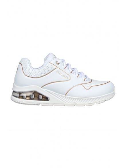 Skechers Uno 2 - Golden Trim Sneakers Laag - Wit