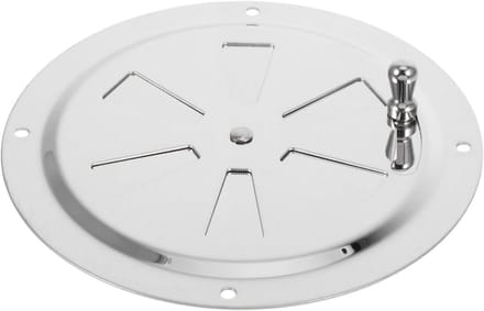 Ventilatierooster - Luchtrooster Deksel - Adequate Ventilatie - Verstelbaar Ontwerp - 5 inch - Zilver