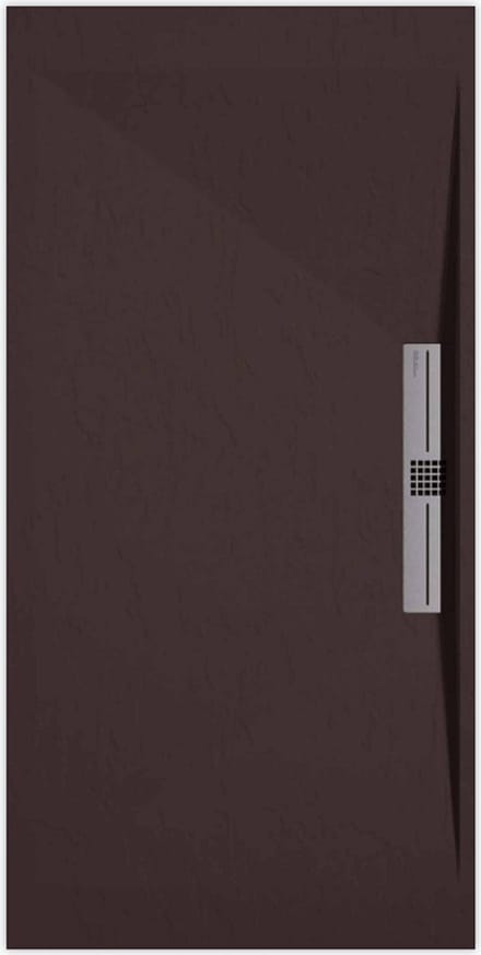 Sanifun douchebak Stone Side Chocolate Slate 1400 x 900 S