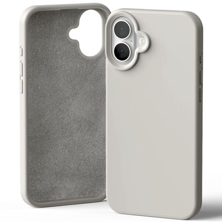 Kwik Silicone Voor Iphone 16 Plus 6,7 Hoesje Met Krasbestendige Coating