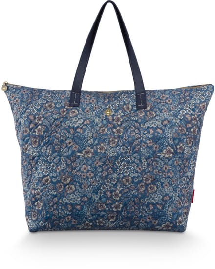 Pip Studio - Tilda Tote Bag Dames - Tas - Daisy Dreams - Blauw - 66x20x44cm