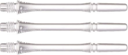 Dart Shafts - Dart Accessoires - Precisie Darts - Slank Spinning Ontwerp - Lengte 4 - Transparant