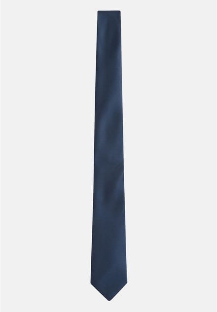 Next - Heren - Smalle stropdas met textuur - Blauw