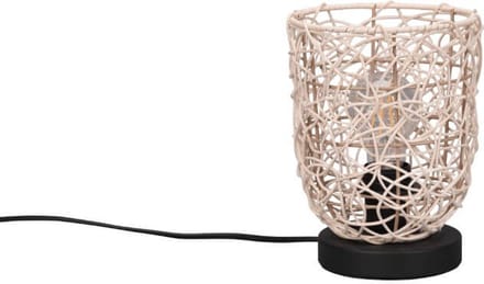 Reality - LED Tafellamp - Tafelverlichting - E27 Fitting - Rond - Bruin - Hout