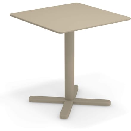 Emu Darwin tafel vierkant - taupe - 80 x 80 cm