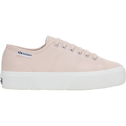 Superga Dames/Dames 3740 Leggera Vegan Tumbled Platform Trainers (Beige/Kristal)