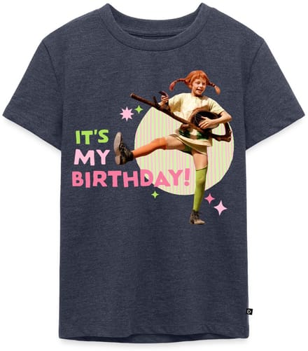 Pippi Langkous It's My Birthday Premium T Shirt Kinderen