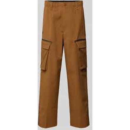 Straight leg geruite broek met elastische band, model 'Unstoppable'