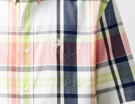 Fred Perry Madras Check Shirt, meerkleurig
