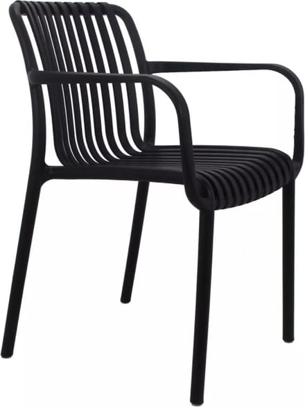 Tuinstoel Vita Porto Zwart B-03 stapelbaar